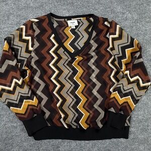 Missoni‎ Sweater Womens XL Chevron Long Sleeve Target 20th Anniversary Pullover
